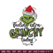 Grinchy today embroidery design,Grinch embroidery, Chrismas design, Embroidery shirt, Embroidery file, Digital download.jpg