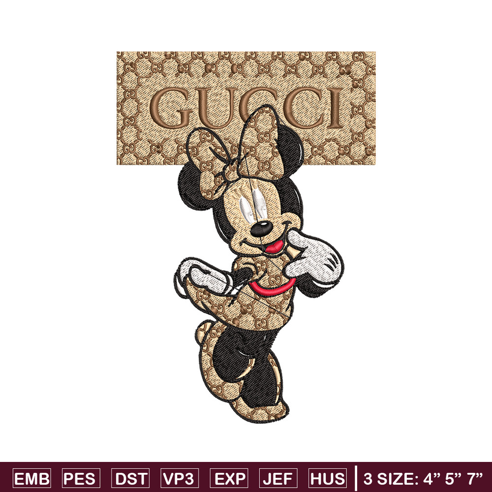 Gucci Minnie Embroidery design, Gucci Minnie Embroidery, Disney design, Embroidery File, cartoon shirt, Digital download.jpg