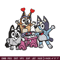 Happy birthday bluey Embroidery, Bluey Embroidery, Embroidery File, cartoon shirt, cartoon design, Digital download..jpg