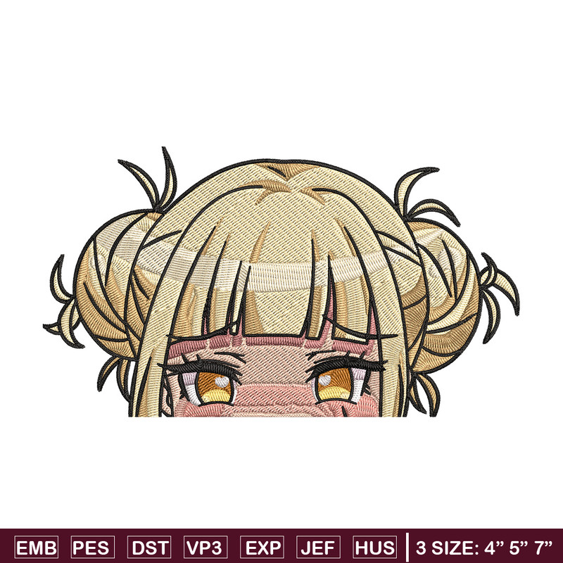 Himiko Peeker Embroidery Design, Mha Embroidery, Embroidery File, Anime Embroidery,Anime shirt, Digital download.jpg