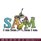I am Sam Sam I Am Dr. Seuss Embroidery Design, Dr Seuss Embroidery, Embroidery File, Embroidery design, Digital download..jpg