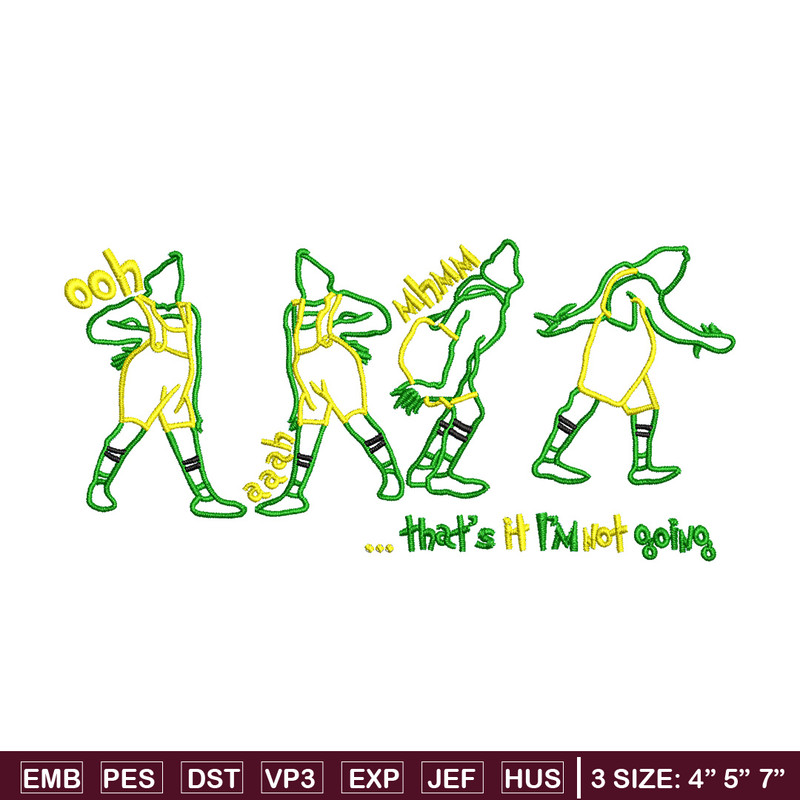 IM not going embroidery design, Grinch embroidery, Chrismas design,Embroidery shirt, Embroidery file, Digital download.jpg