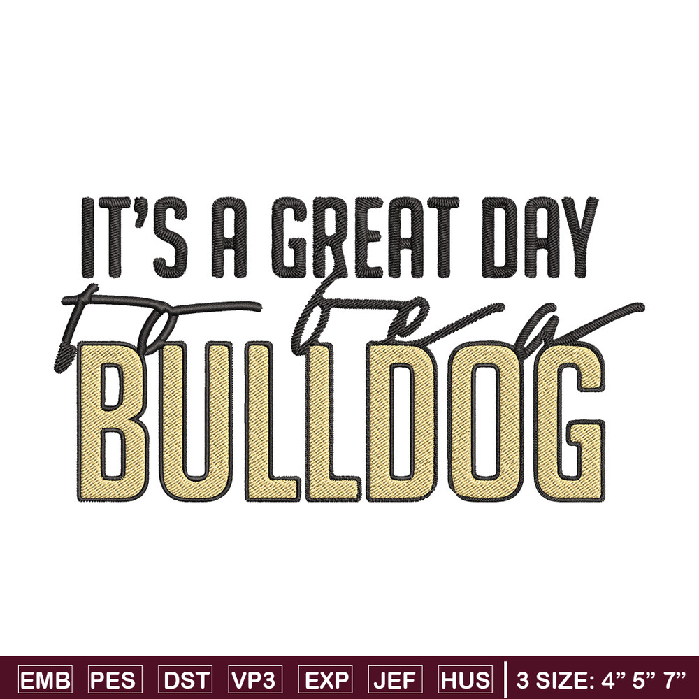 It's a Bulldog Thing embroidery design, Bulldog embroidery, Sport embroidery,Logo sport embroidery,Embroidery design.jpg