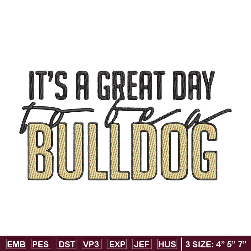 It's a Bulldog Thing embroidery design, Bulldog embroidery, Sport embroidery,Logo sport embroidery,Embroidery design.jpg