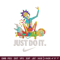 Just do it cartoon Nike Embroidery design, Cartoon Embroidery, Nike design, Embroidery file, Instant download..jpg