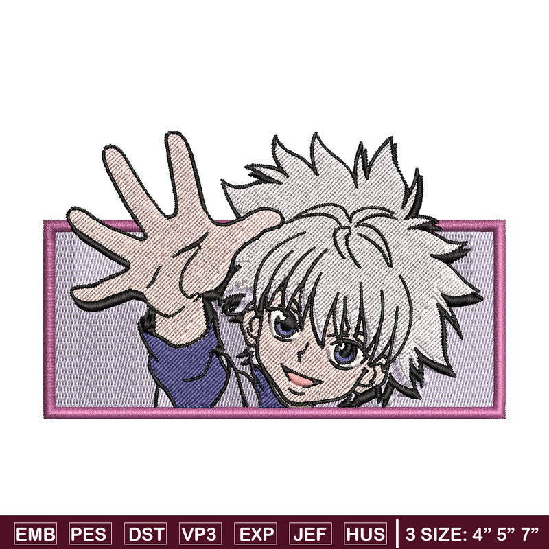 Killua nike embroidery design, Hunter x hunter embroidery, nike design, Logo shirt, anime shirt, digital download.jpg