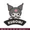 Kuromi logo Embroidery Design, Hello kitty Embroidery, Embroidery File, Anime Embroidery, Anime shirt, Digital download.jpg