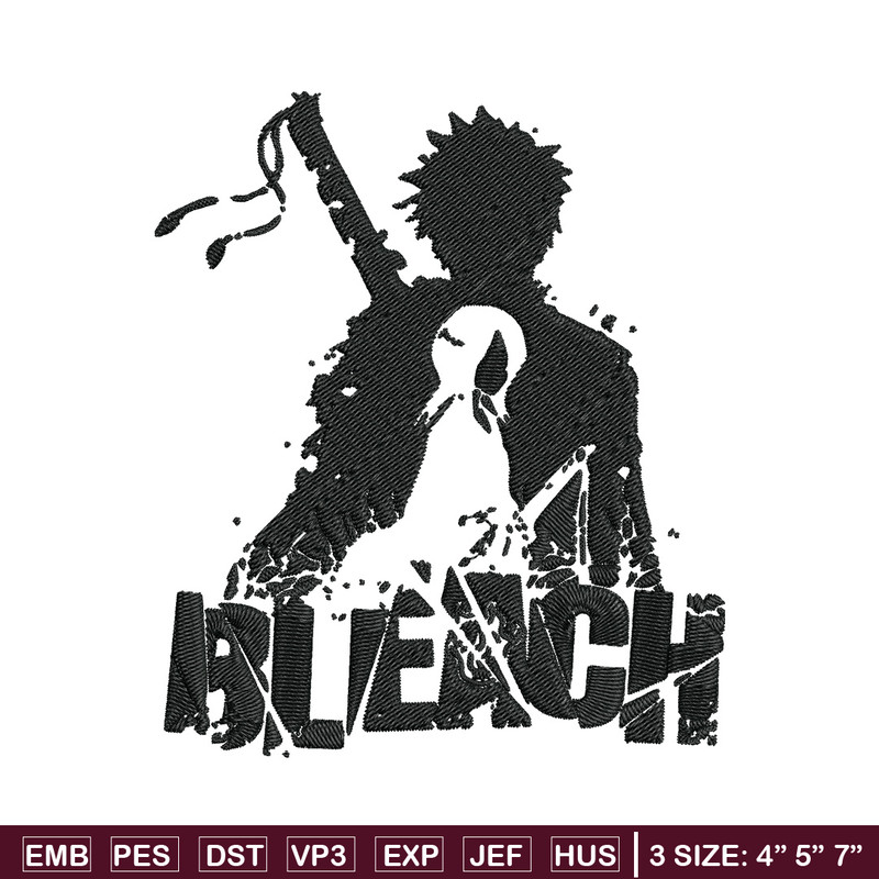 Kurosaki Ichigo Embroidery Design, Bleach Embroidery, Embroidery File, Anime Embroidery,Anime shirt, Digital download.jpg