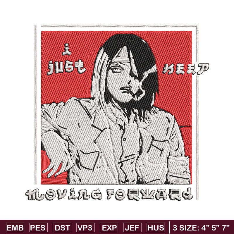 Levi poster Embroidery Design, Aot Embroidery,Embroidery File, Anime Embroidery, Anime shirt, Digital download.jpg