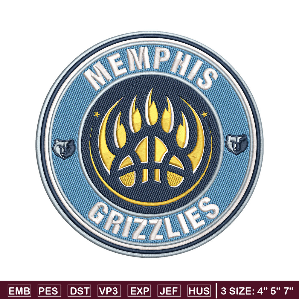 Memphis Grizzlies logo embroidery design, NBA embroidery,Sport embroidery,Embroidery design, Logo sport embroidery.jpg