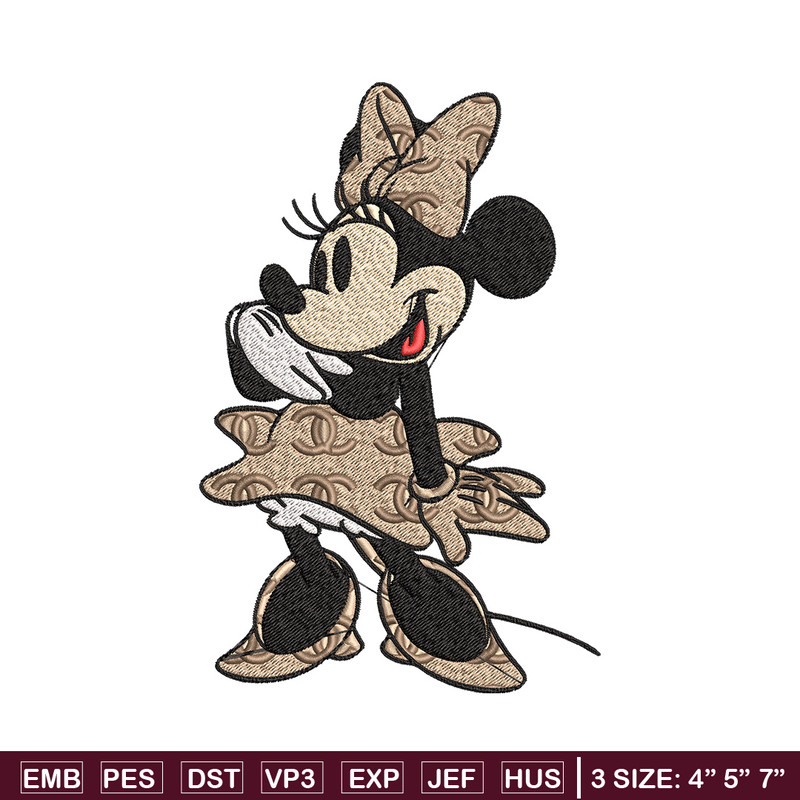 Minnie fun gucci Embroidery Design, Gucci Embroidery, Brand Embroidery, Logo shirt, Embroidery File, Digital download.jpg