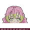Mitsuri Peeker Embroidery Design, Demon slayer Embroidery, Embroidery File, Anime Embroidery, Digital download.jpg
