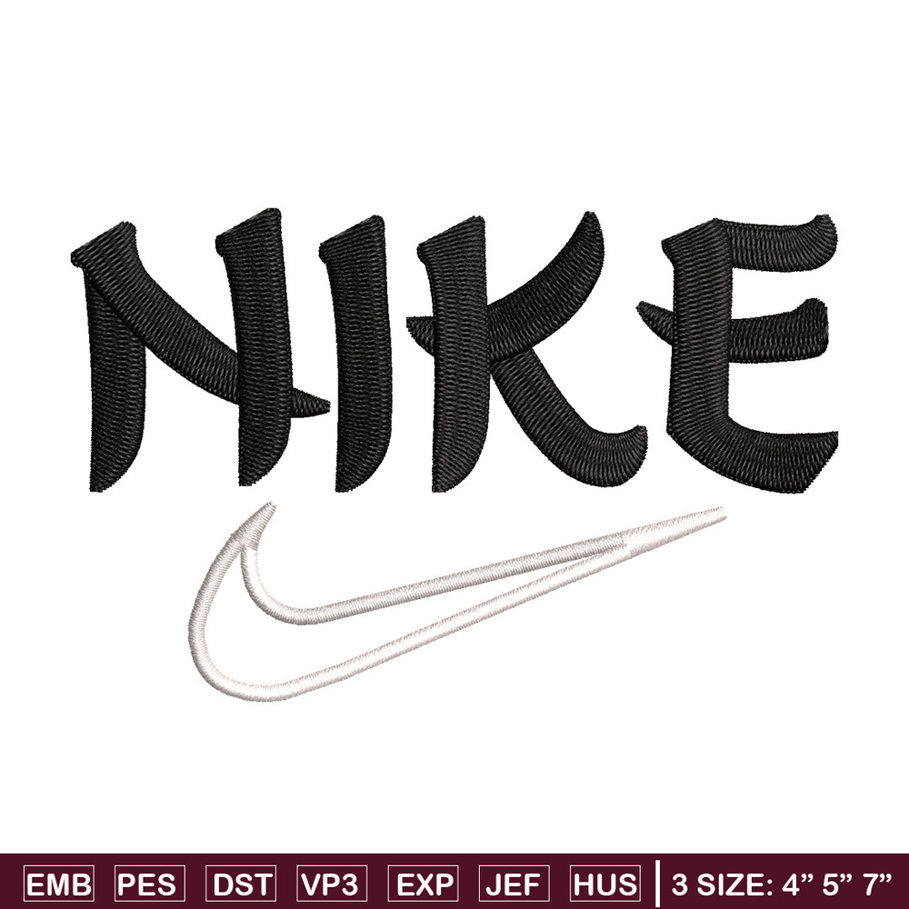 Nike black embroidery design, Nike embroidery, Nike design, Embroidery shirt, Embroidery file,Digital download.jpg