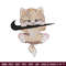 Nike cat cute embroidery design, Cat embroidery, Nike design, Embroidery shirt, Embroidery file, Digital download.jpg