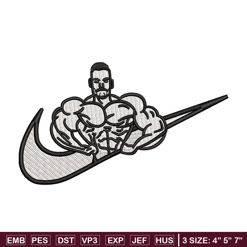 Nike chris embroidery design, Chris Bumstead embroidery, Nike design, Embroidery shirt, Embroidery file,Digital download.jpg