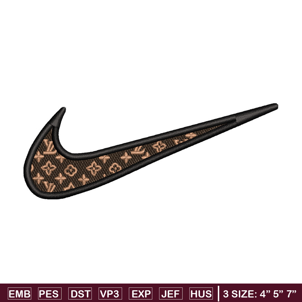 Nike lv logo embroidery design, Lv embroidery, Nike design, Embroidery shirt, Embroidery file, Digital download.jpg
