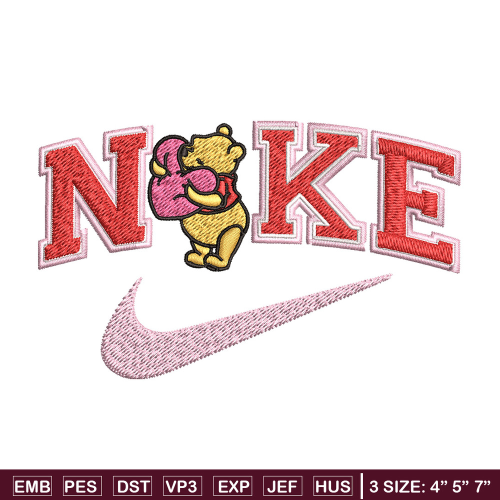 Nike pooh Embroidery Design, Pooh Embroidery, Nike Embroidery, Embroidery File, Logo shirt, Digital download.jpg