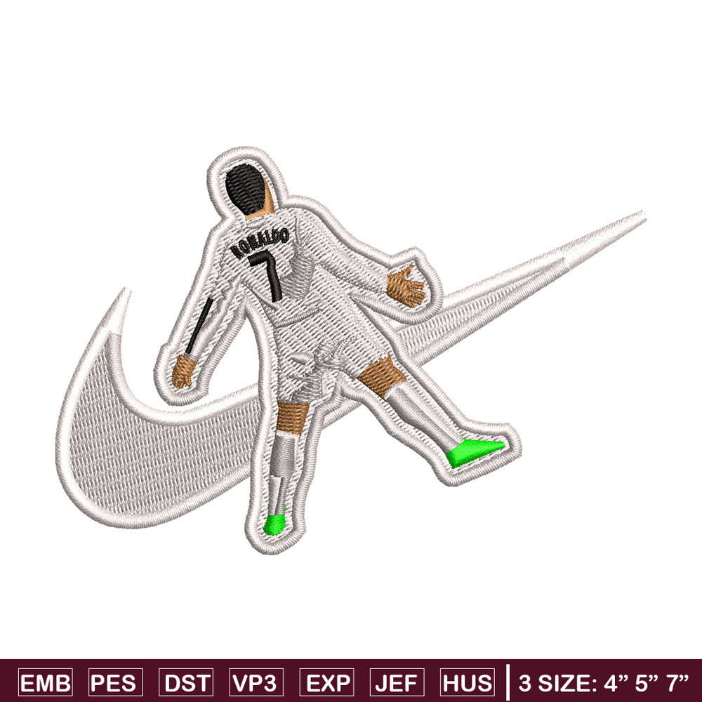 Nike ronaldo embroidery design, Ronaldo embroidery, Nike design, Embroidery shirt, Embroidery file, Digital download.jpg