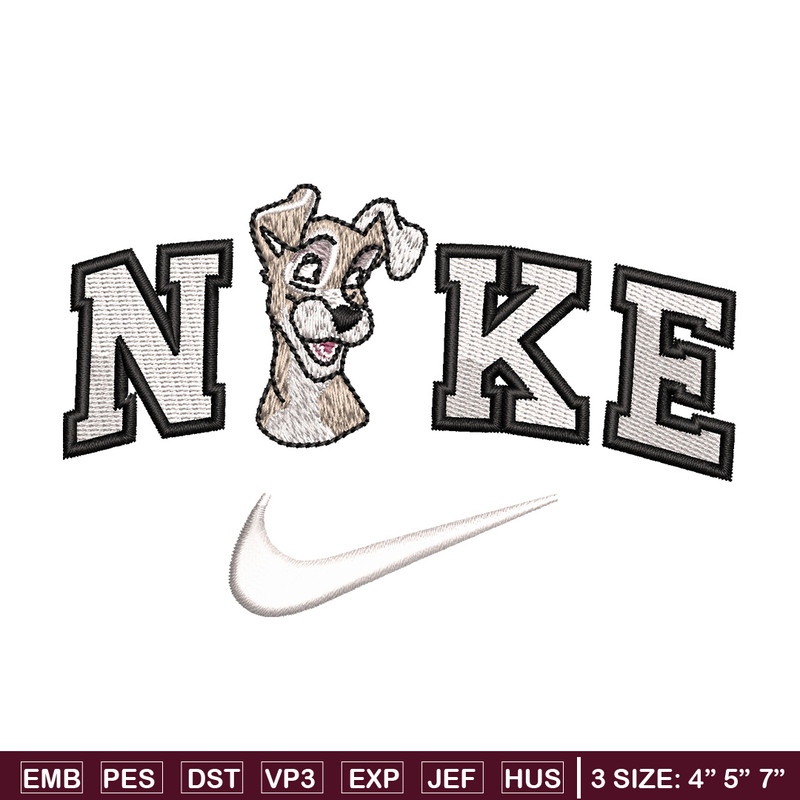 Nike white dog embroidery design, Dog embroidery, Nike design, Embroidery shirt, Embroidery file, Digital download.jpg
