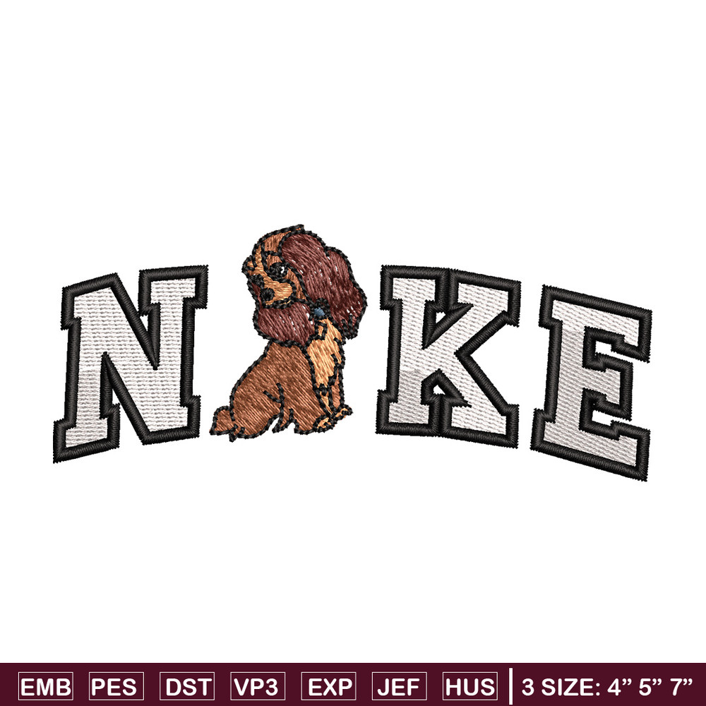 Nike x cute dog embroidery design, Dog embroidery, Nike design, Embroidery shirt, Embroidery file, Digital download.jpg