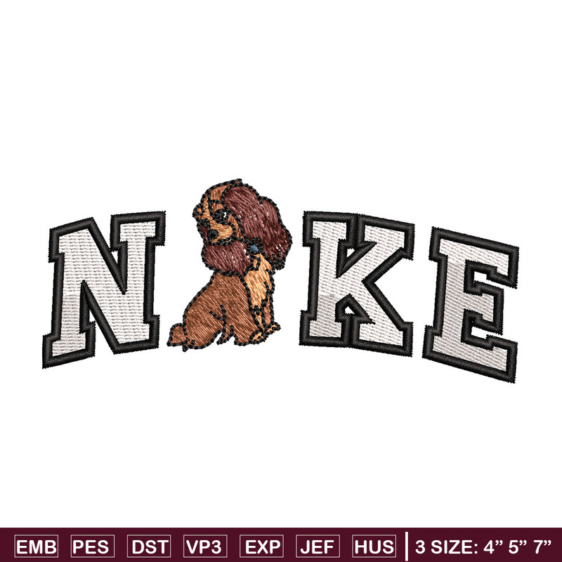 Nike x cute dog embroidery design, Dog embroidery, Nike design, Embroidery shirt, Embroidery file, Digital download.jpg
