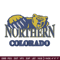 Northern Colorado logo embroidery design, College embroidery,Sport embroidery, logo sport embroidery, Embroidery design.jpg