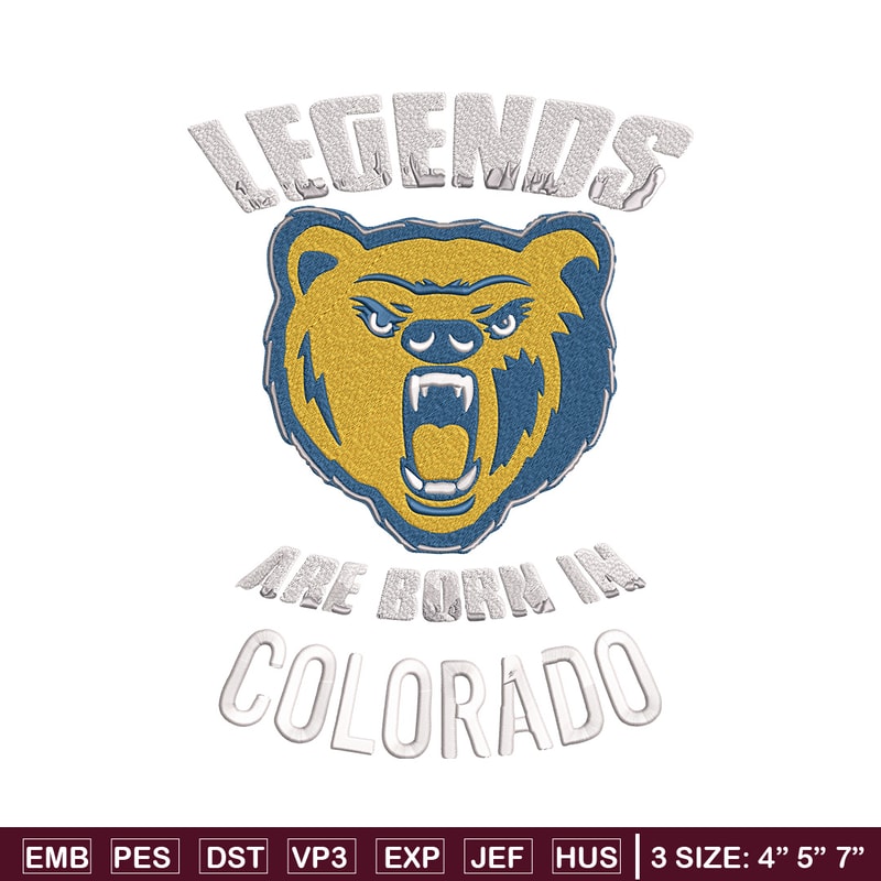 Northern Colorado poster embroidery design, NCAA embroidery, Embroidery design, Logo sport embroidery, Sport embroidery.jpg
