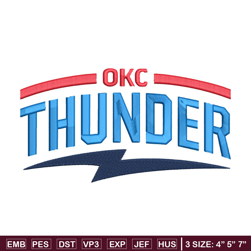 Oklahoma Thunder logo embroidery design,NBA embroidery,Sport embroidery, Embroidery design, Logo sport embroidery.jpg
