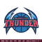Oklahoma Thunder logo embroidery design,NBA embroidery,Sport embroidery,Embroidery design, Logo sport embroidery..jpg