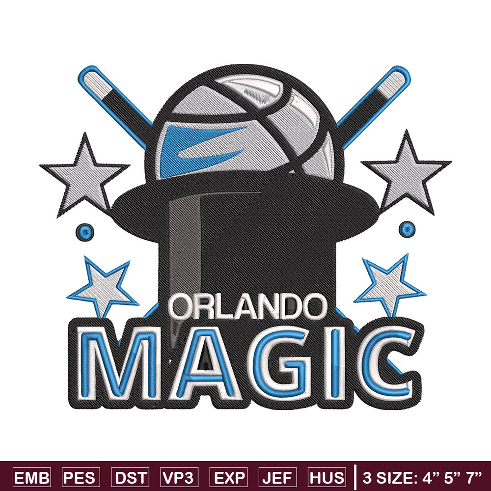 Orlando Magic logo embroidery design,NBA embroidery, Sport embroidery, Embroidery design, Logo sport embroidery.jpg