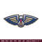 Orleans Pelicans logo embroidery design, NBA embroidery, Sport embroidery, Embroidery design, Logo sport embroidery.jpg