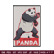 Panda jjk Embroidery Design, Jujutsu Embroidery, Embroidery File, Anime Embroidery, Anime shirt, Digital download.jpg