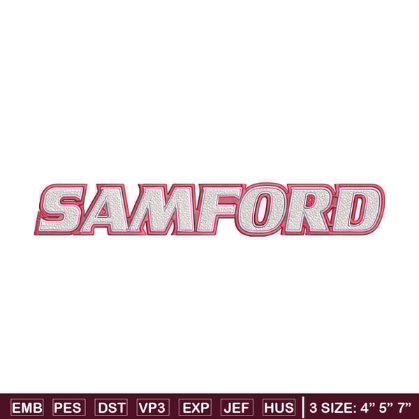Samford Bulldogs logo embroidery design, NCAA embroidery, Sport embroidery, logo sport embroidery,Embroidery design..jpg