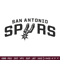 San Antonio Spurs Logo embroidery design, NBA embroidery, Sport embroidery, Embroidery design, Logo sport embroidery..jpg