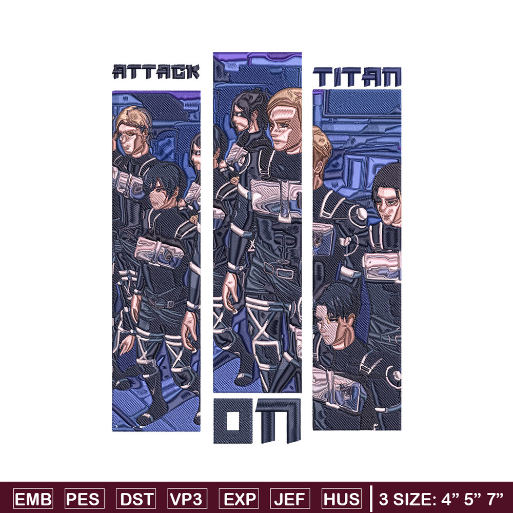 Sentinel Force Embroidery Design, Aot Embroidery, Embroidery File, Anime Embroidery, Anime shirt, Digital download.jpg