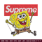 Spongebob Squarepants Supreme Embroidery design, Spongebob Embroidery, cartoon design, Embroidery File, Digital download.jpg