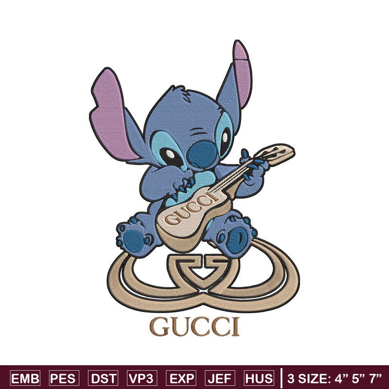 Stitch x gucci Embroidery Design, Gucci Embroidery, Embroidery File, Gucci Embroidery, Anime shirt, Digital download.jpg