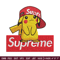 Supreme Pikachu Embroidery design, Pokemon Embroidery, anime design, Embroidery File, anime shirt, Digital download..jpg