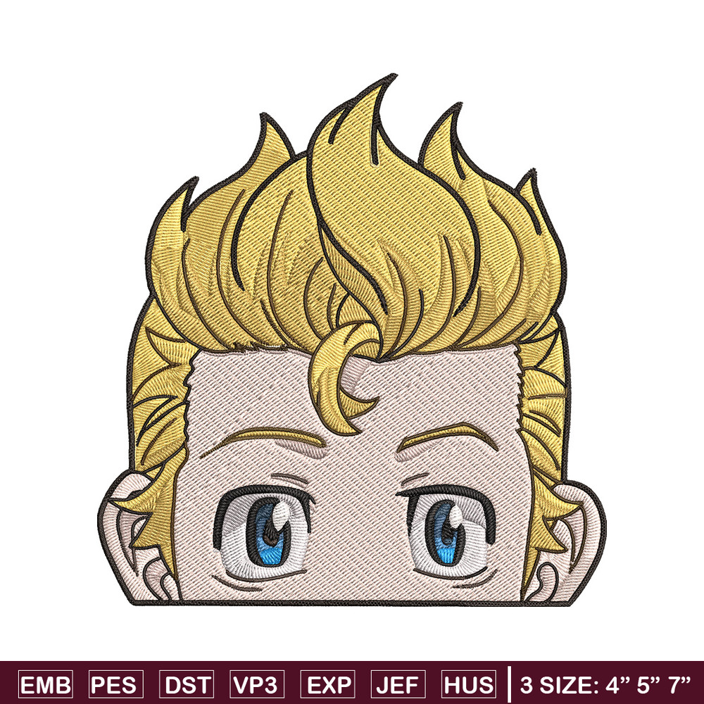 Takemichi Embroidery Design, Tokyo Revengers Embroidery, Embroidery File, Anime Embroidery,Anime shirt, Digital download.jpg