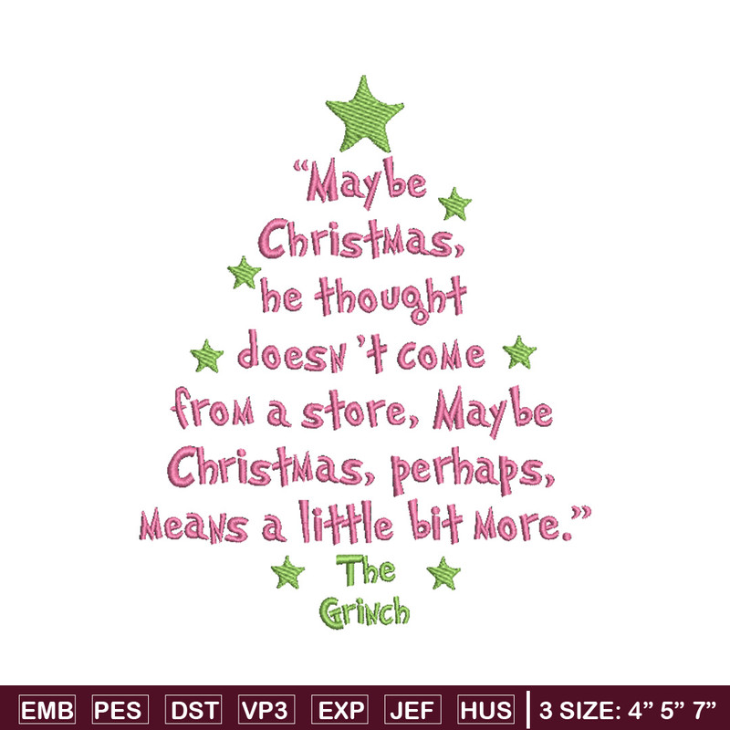 The Grinch embroidery design, Grinch embroidery, Chrismas design, Embroidery shirt,Embroidery file,Digital download.jpg