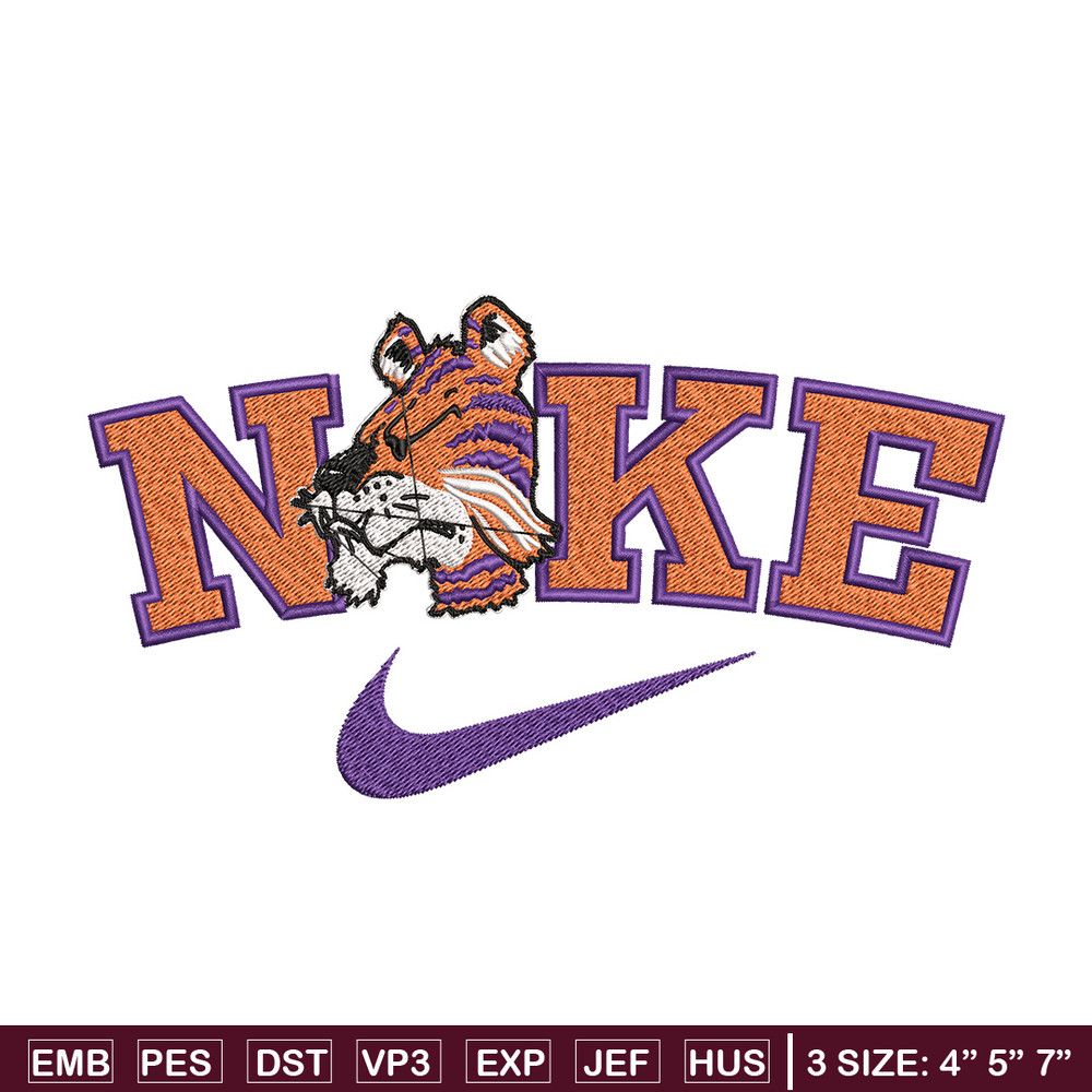 Tiger x nike embroidery design, Cartoon embroidery, Nike design, Embroidery file, Embroidery shirt, Digital download.jpg