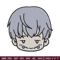 Toge chibi Embroidery Design, Jujutsu Embroidery, Embroidery File, Anime Embroidery, Anime shirt, Digital download.jpg