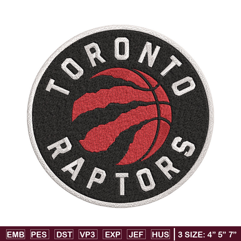 Toronto Raptors design embroidery design, NBA embroidery, Sport embroidery,Embroidery design, Logo sport embroidery..jpg