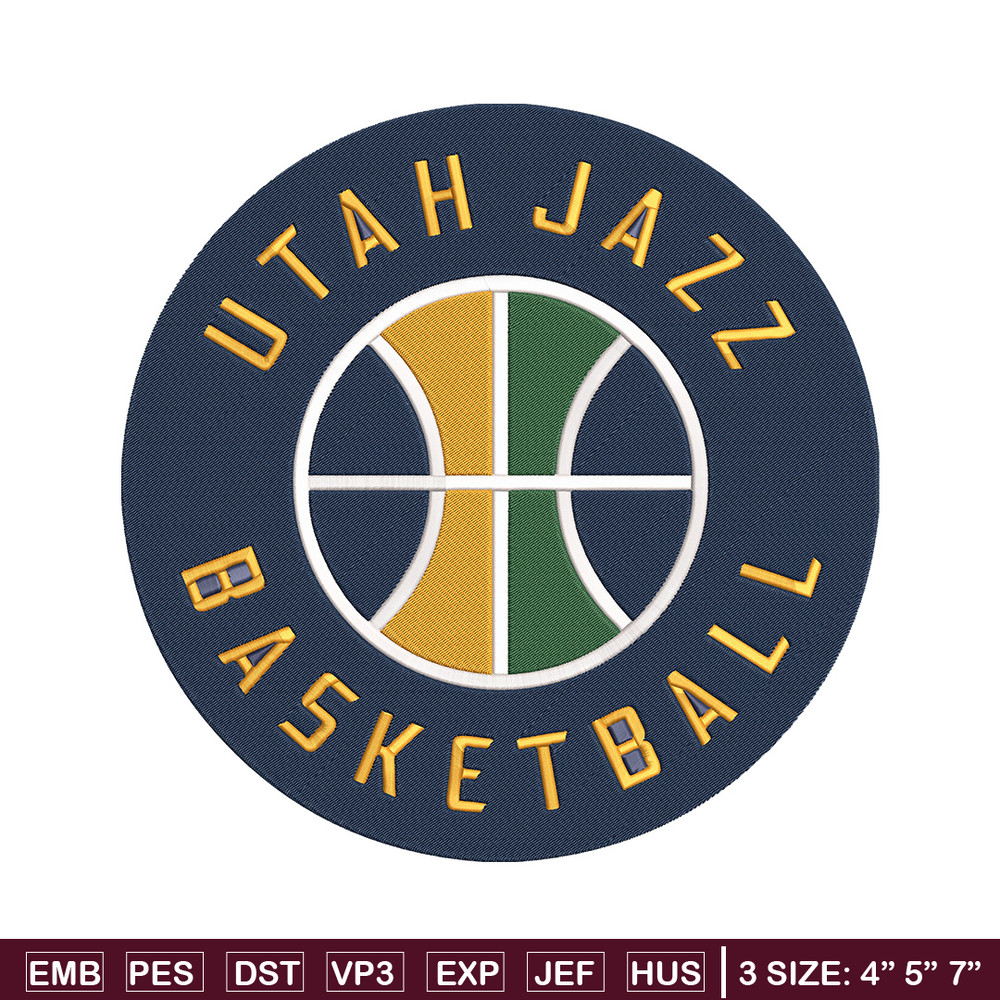 Utah Jazz logo embroidery design, NBA embroidery, Sport embroidery, Embroidery design,Logo sport embroidery.jpg