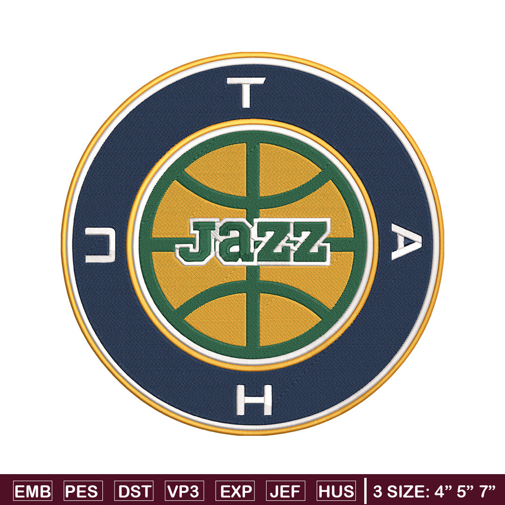 Utah Jazz logo embroidery design, NBA embroidery, Sport embroidery,Embroidery design,Logo sport embroidery.jpg