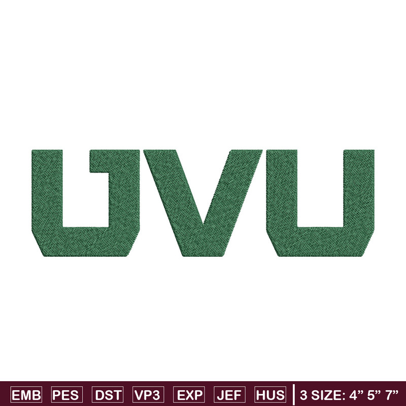 Utah valley logo embroidery design, Basketball embroidery, Sport embroidery, logo sport embroidery, Embroidery design.jpg