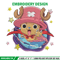 Chopper cute Embroidery Design,One piece Embroidery, Embroidery File, Anime Embroidery, Anime shirt, Digital download.jpg