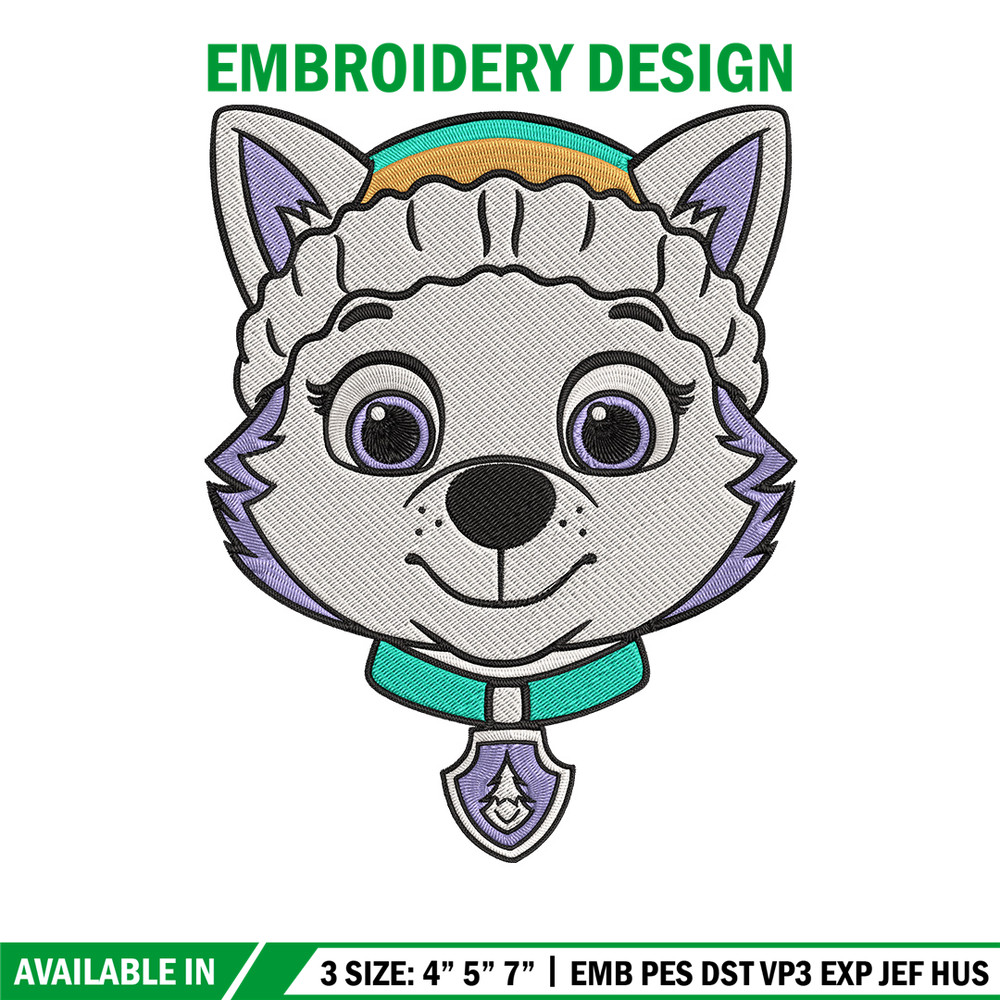 Everest Dog Embroidery Design, Paw Patrol Embroidery, Embroidery File,Anime Embroidery, Anime shirt,Digital download.jpg