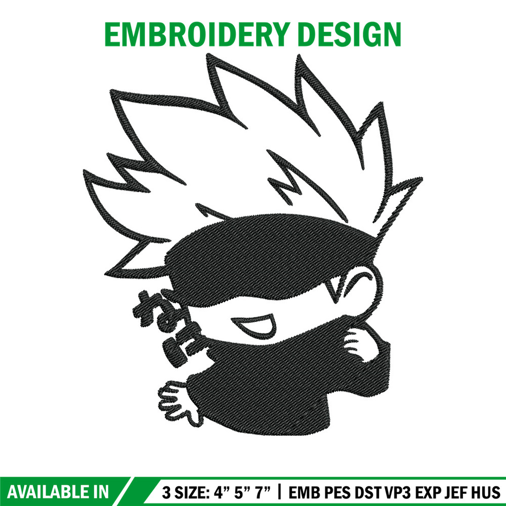 Gojo cute Embroidery Design,Jujutsu Embroidery, Embroidery File, Anime Embroidery, Anime shirt, Digital download.jpg