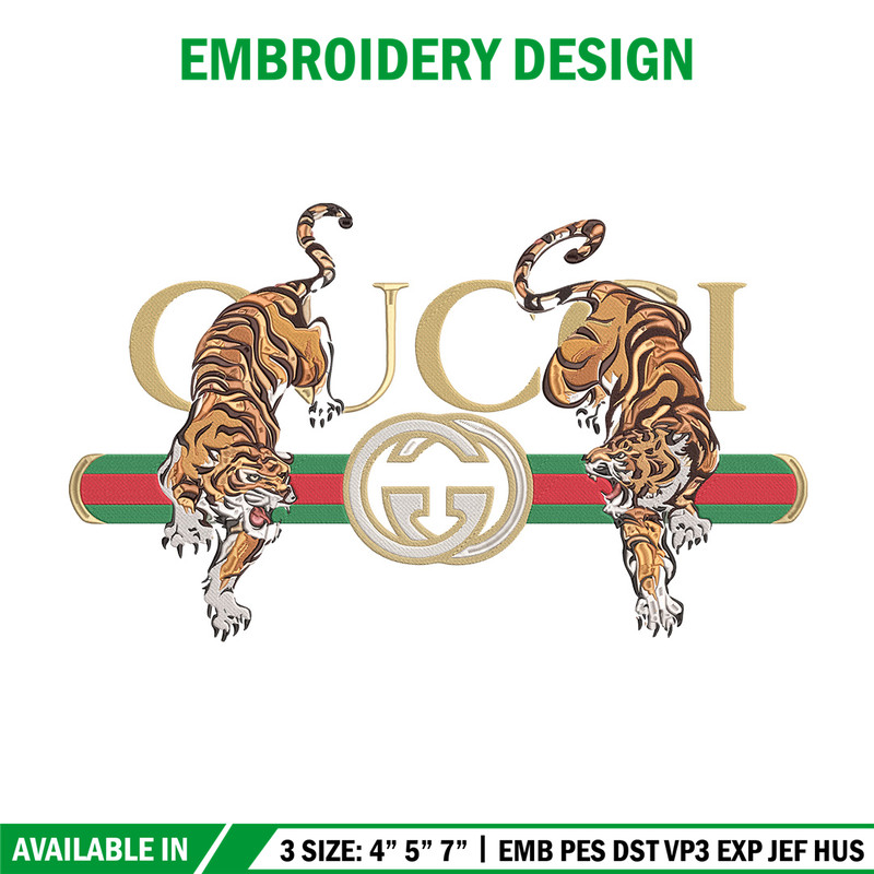 Gucci x Tiger Embroidery Design, Gucci Embroidery, Embroidery File, Anime Embroidery, Anime shirt, Digital download.jpg